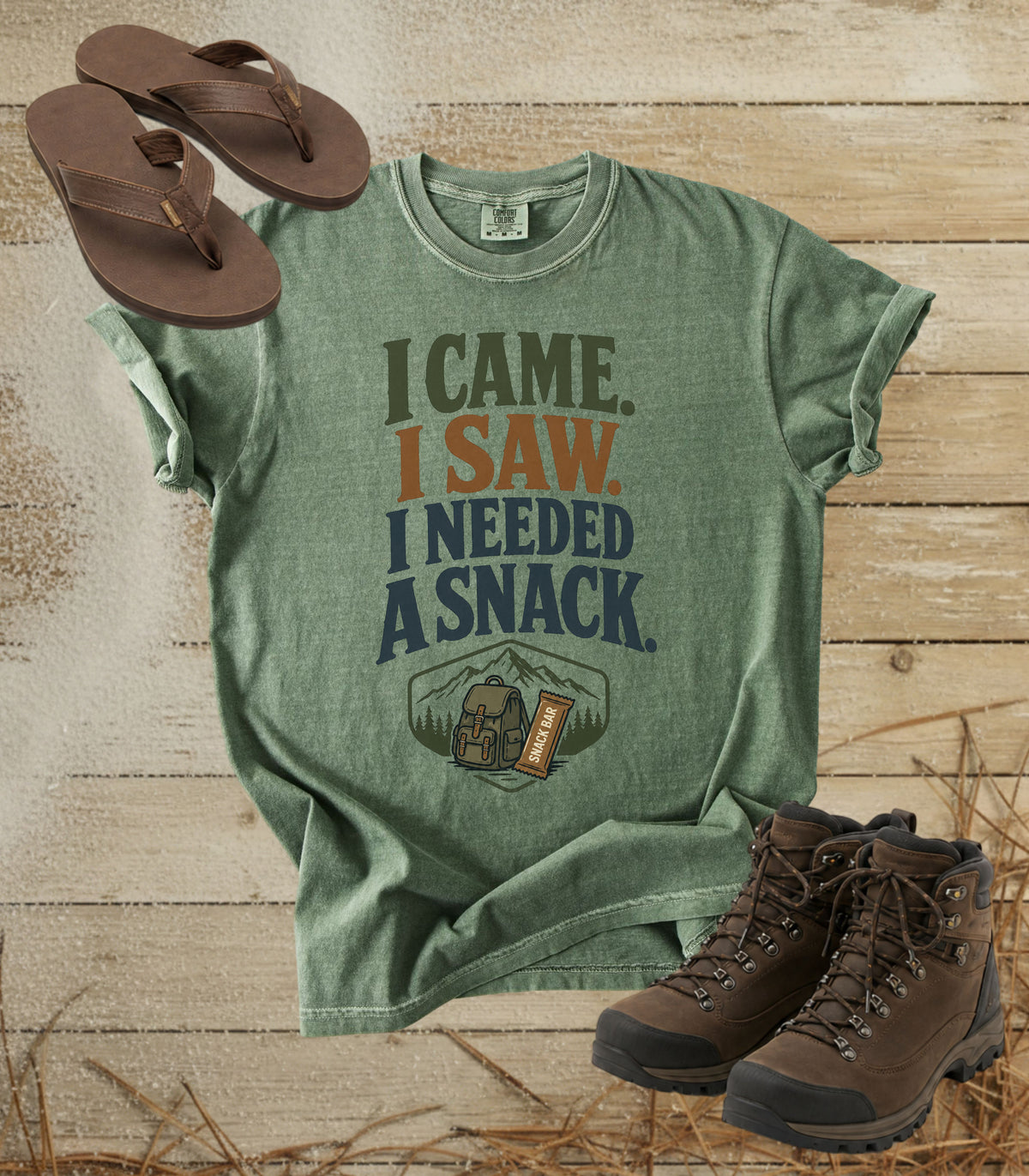 I Came I Saw I Needed a Snack Tee