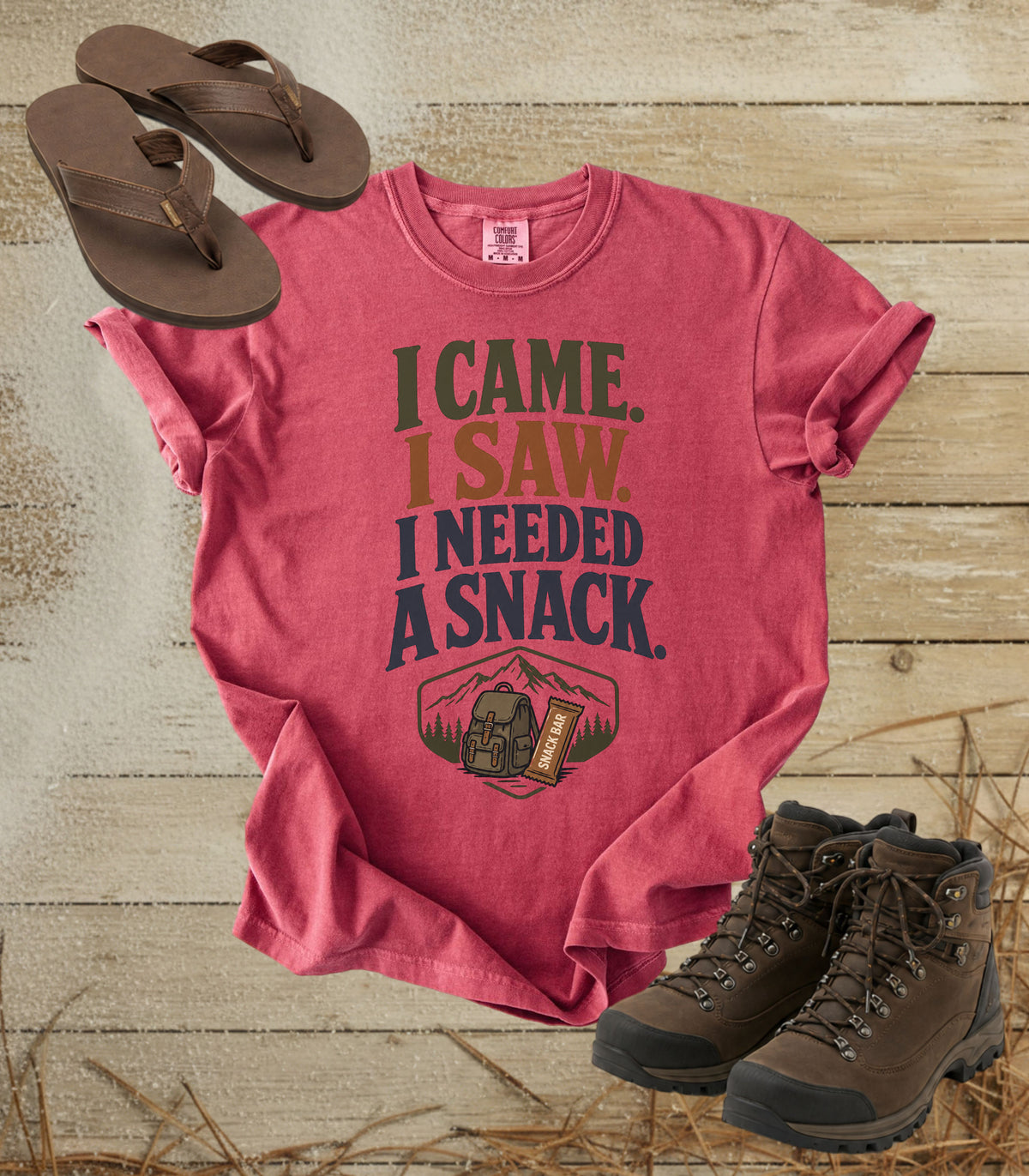 I Came I Saw I Needed a Snack Tee