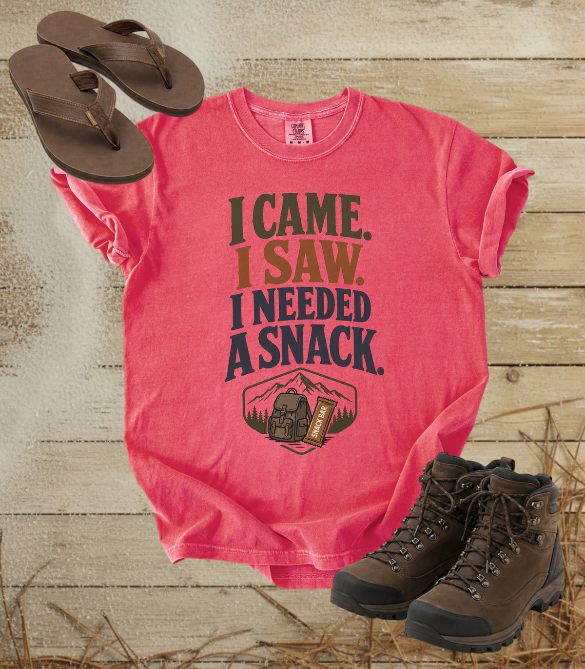 I Came I Saw I Needed a Snack Tee