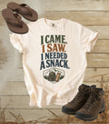 I Came I Saw I Needed a Snack Tee