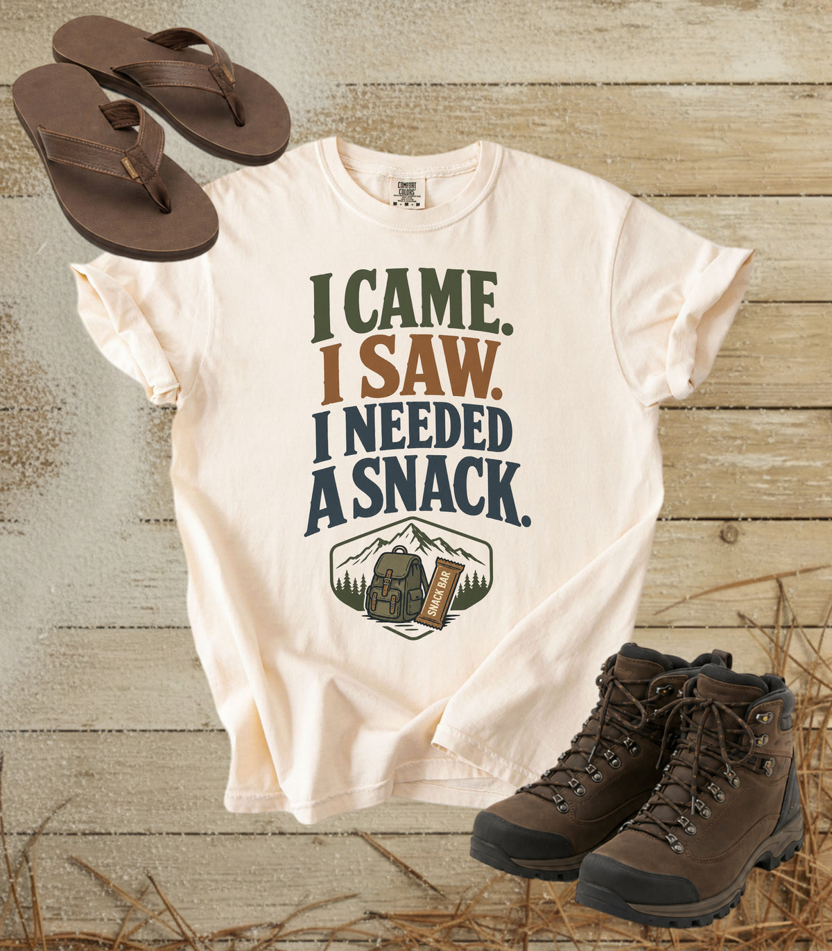 I Came I Saw I Needed a Snack Tee