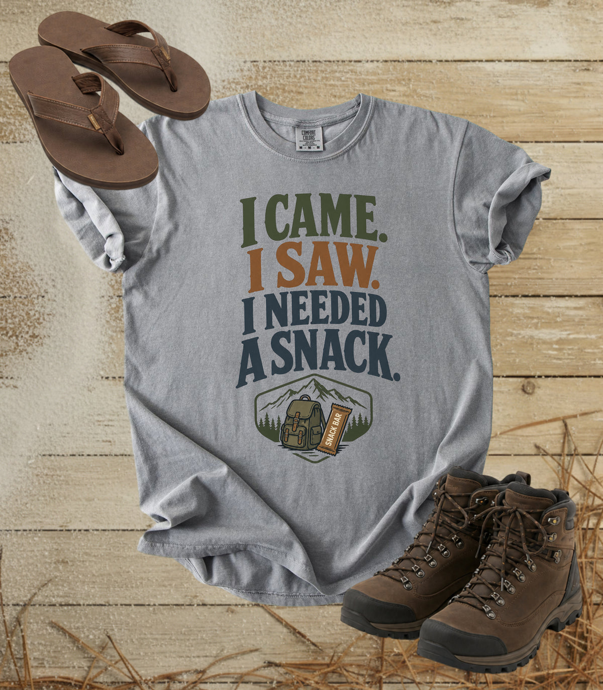 I Came I Saw I Needed a Snack Tee