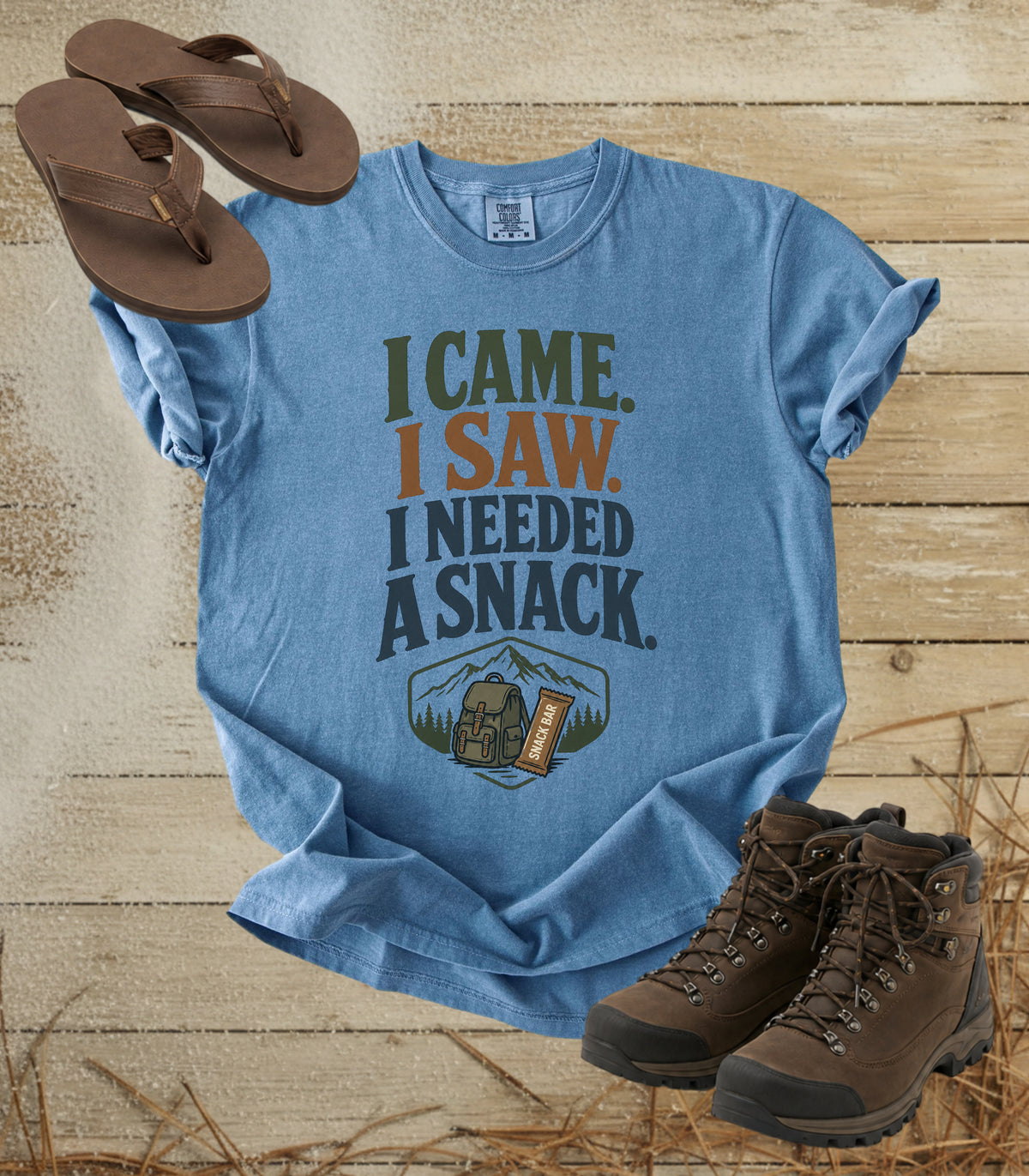 I Came I Saw I Needed a Snack Tee