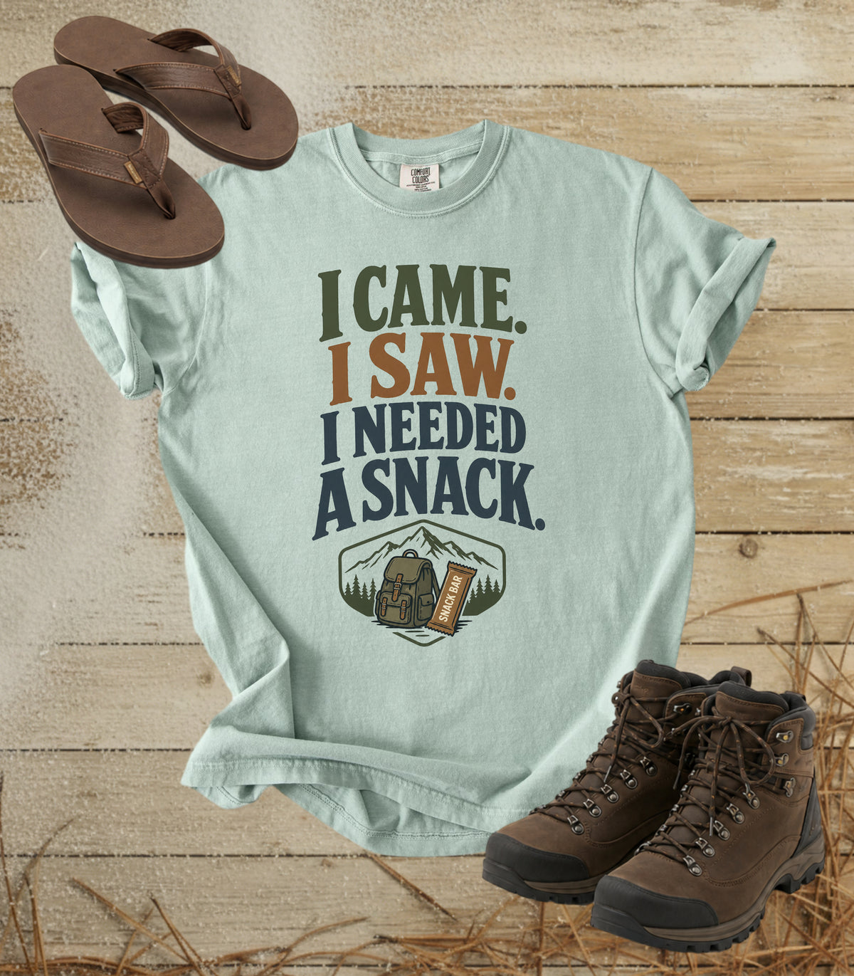 I Came I Saw I Needed a Snack Tee