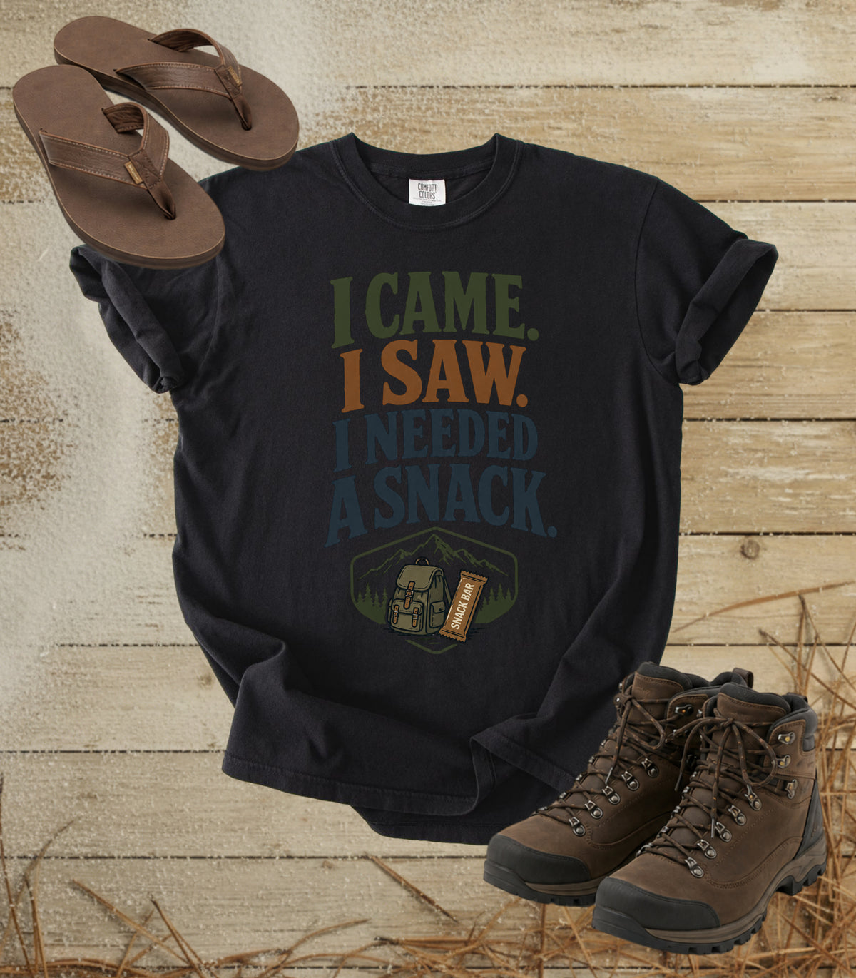 I Came I Saw I Needed a Snack Tee