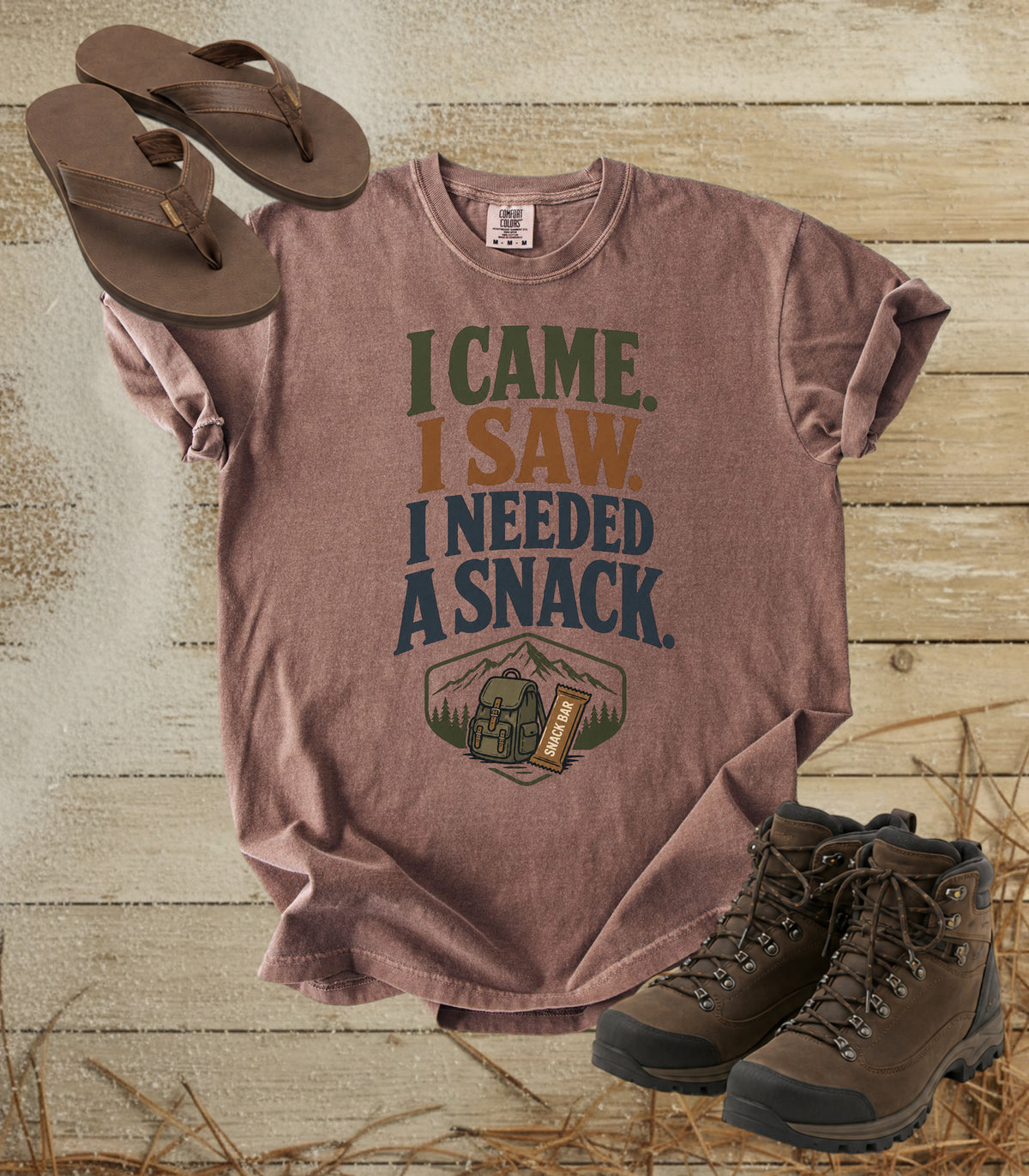 I Came I Saw I Needed a Snack Tee