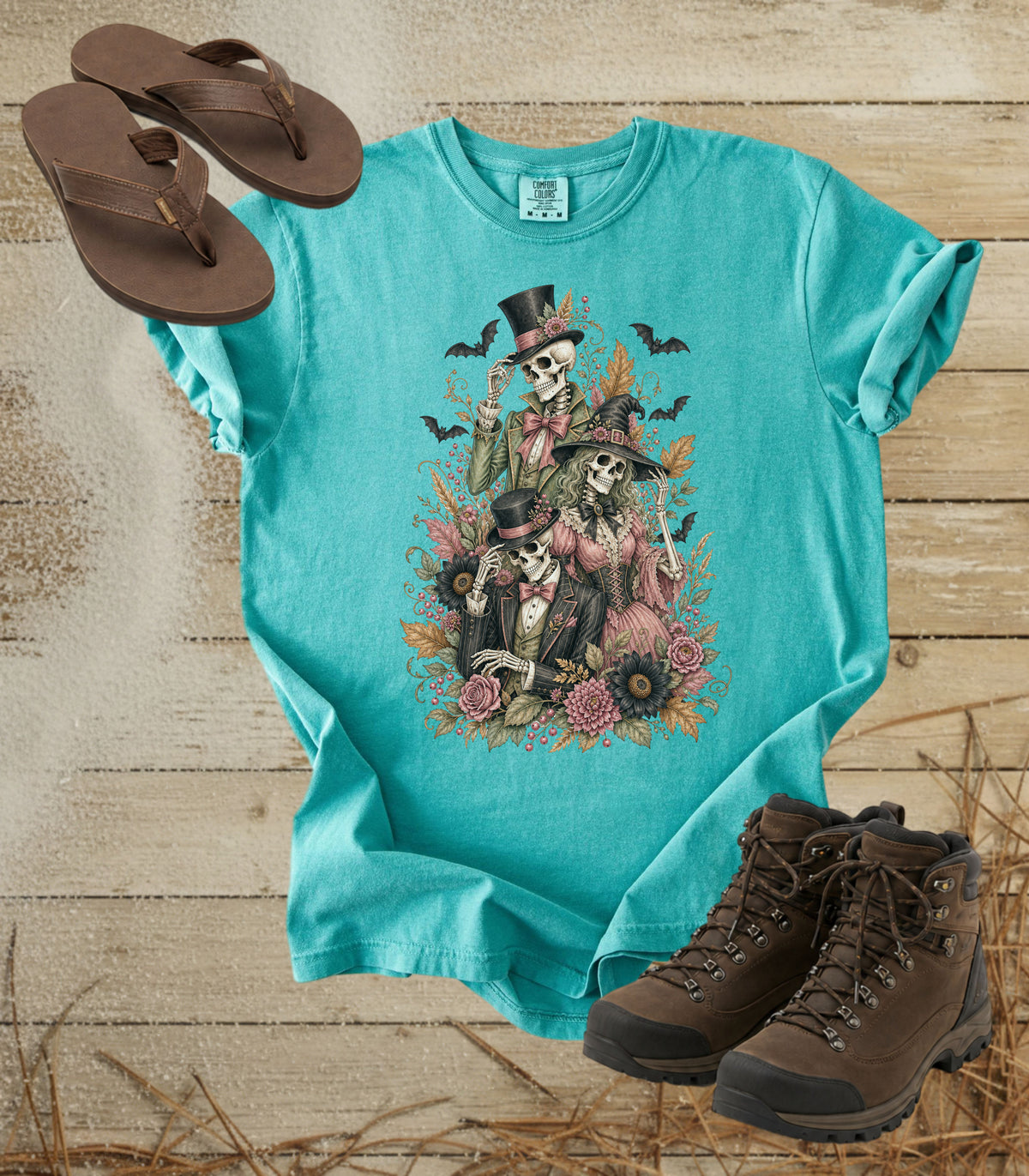 Vintage Skeleton Halloween Tee