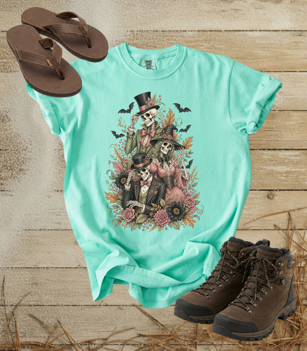 Vintage Skeleton Halloween Tee