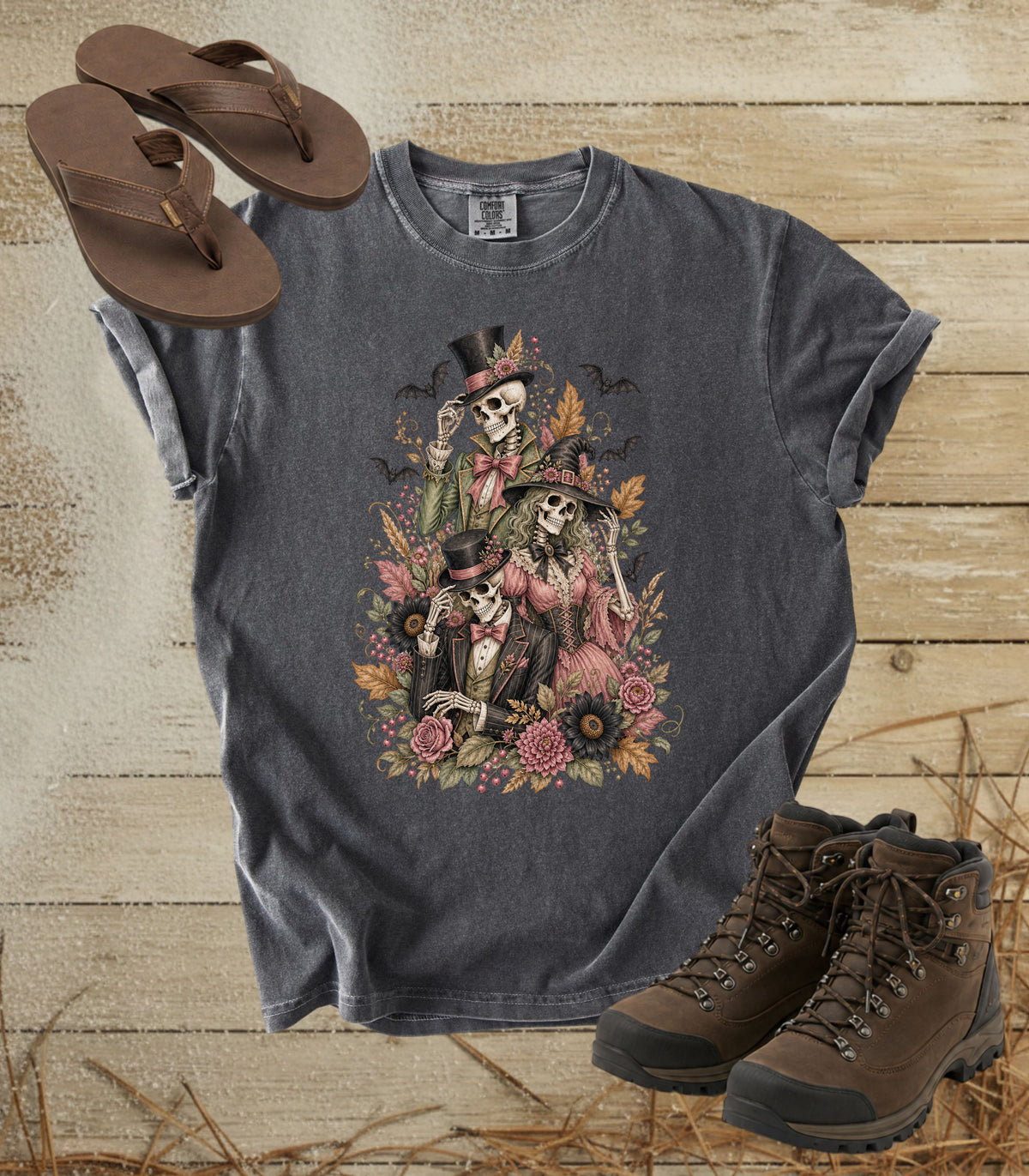 Vintage Skeleton Halloween Tee