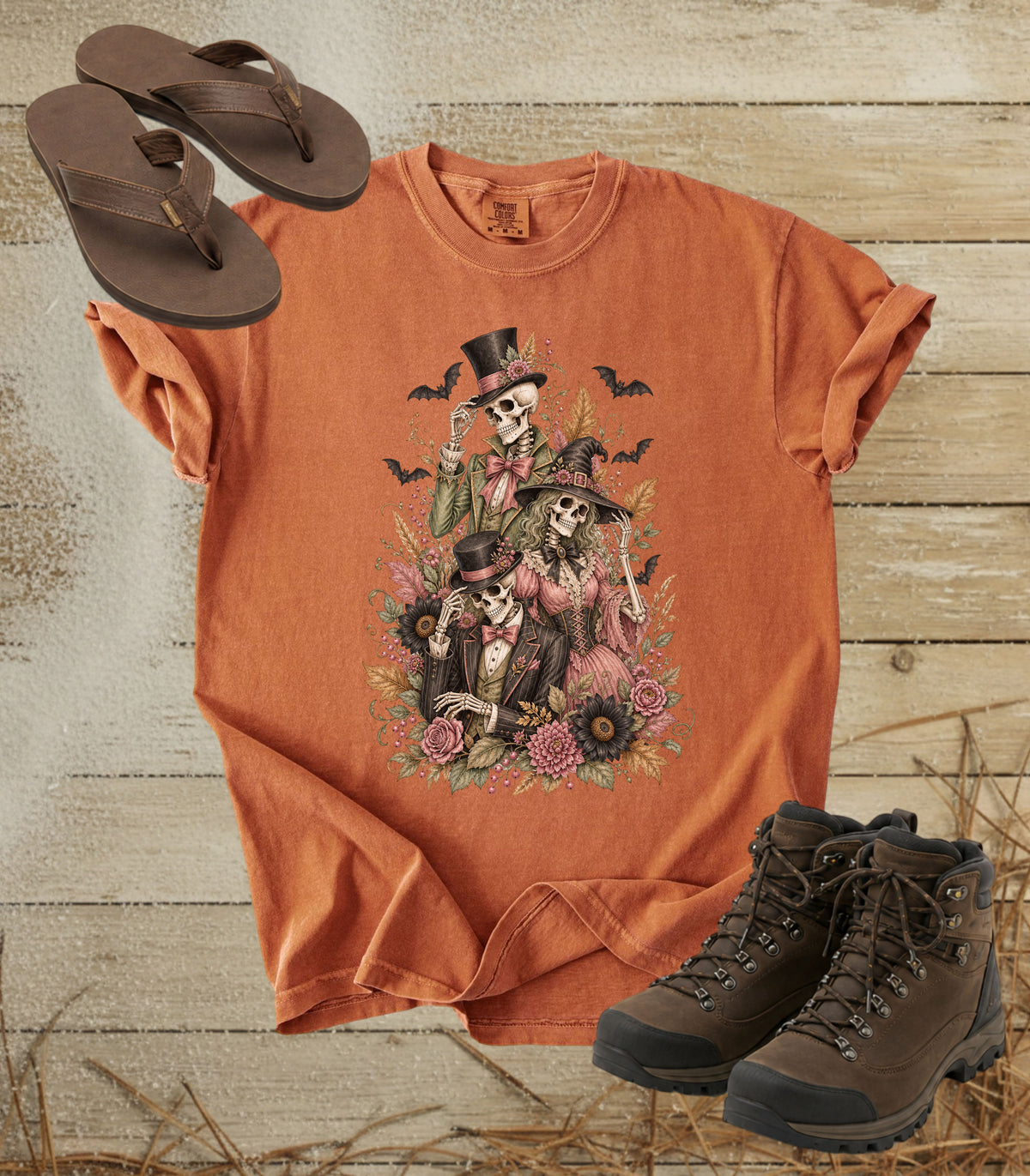 Vintage Skeleton Halloween Tee