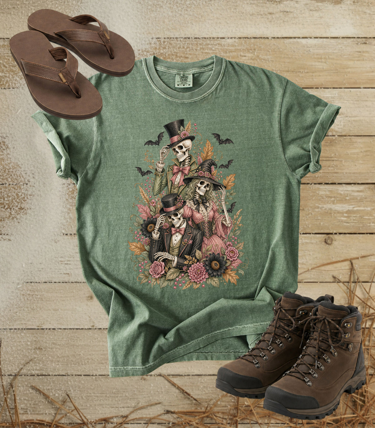 Vintage Skeleton Halloween Tee