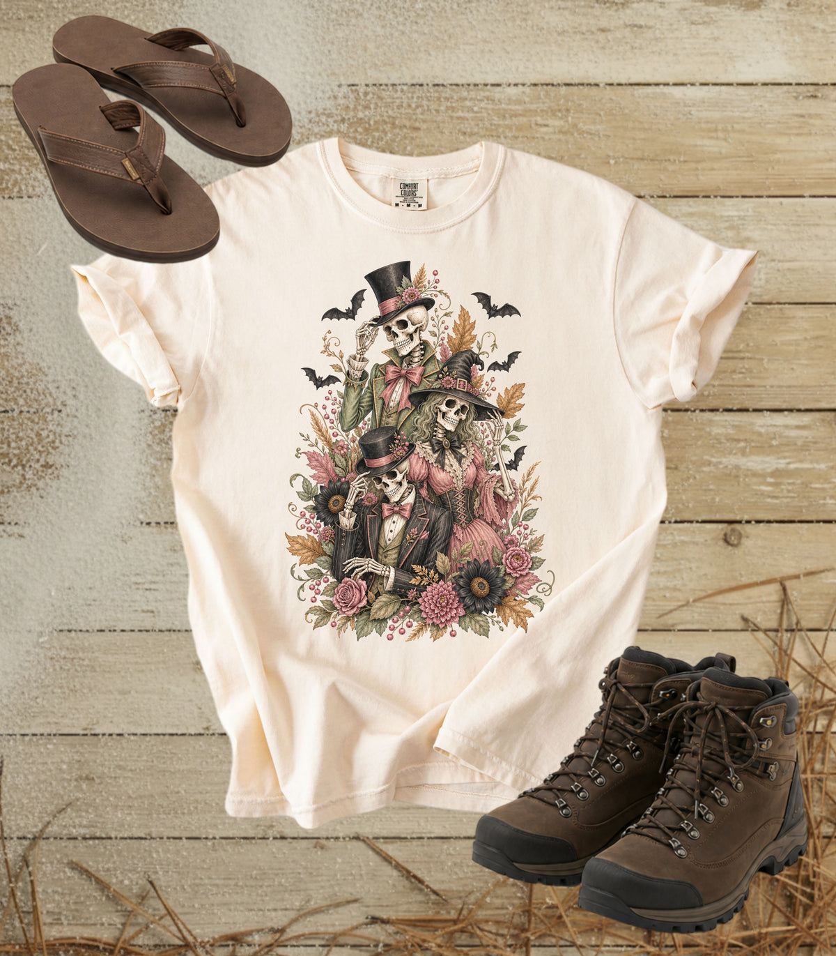 Vintage Skeleton Halloween Tee
