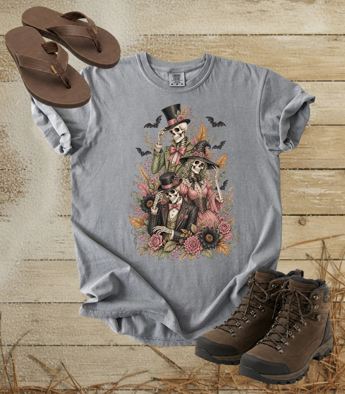 Vintage Skeleton Halloween Tee
