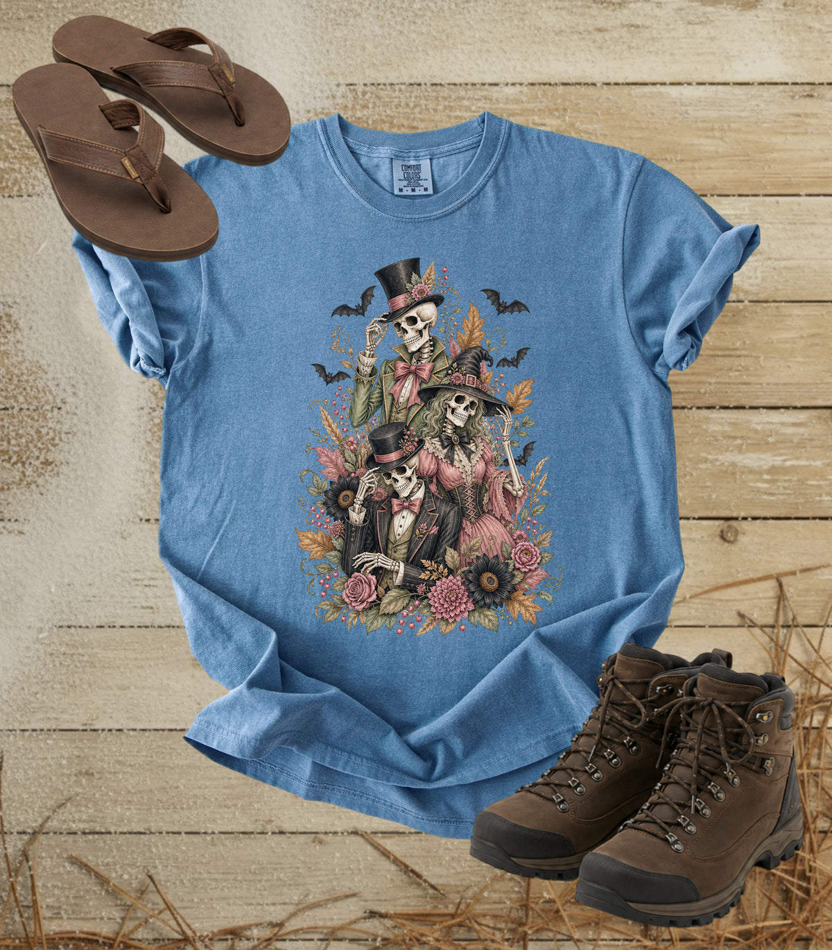 Vintage Skeleton Halloween Tee