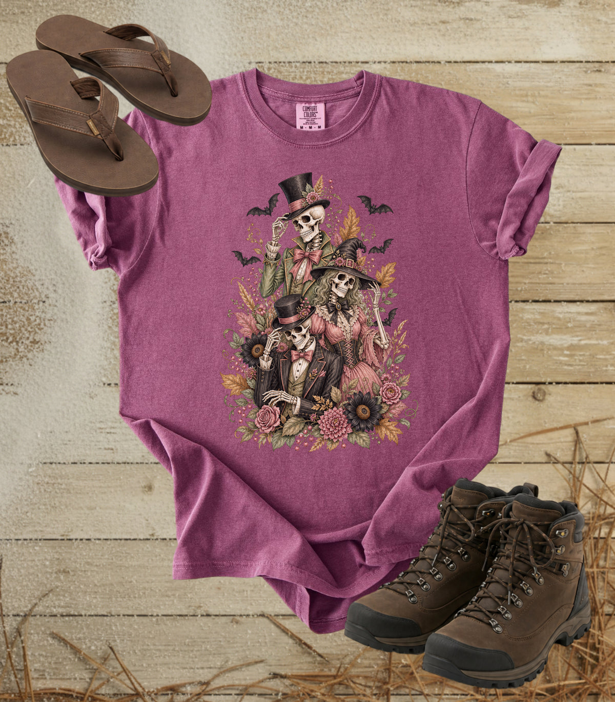 Vintage Skeleton Halloween Tee