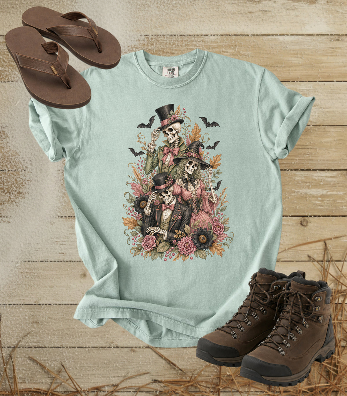 Vintage Skeleton Halloween Tee