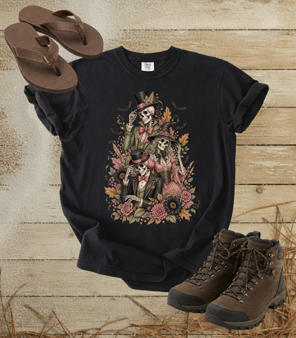 Vintage Skeleton Halloween Tee