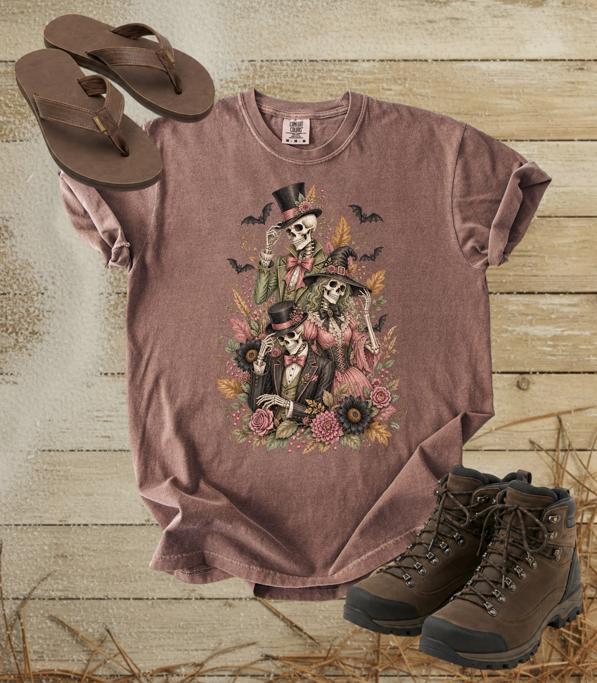 Vintage Skeleton Halloween Tee
