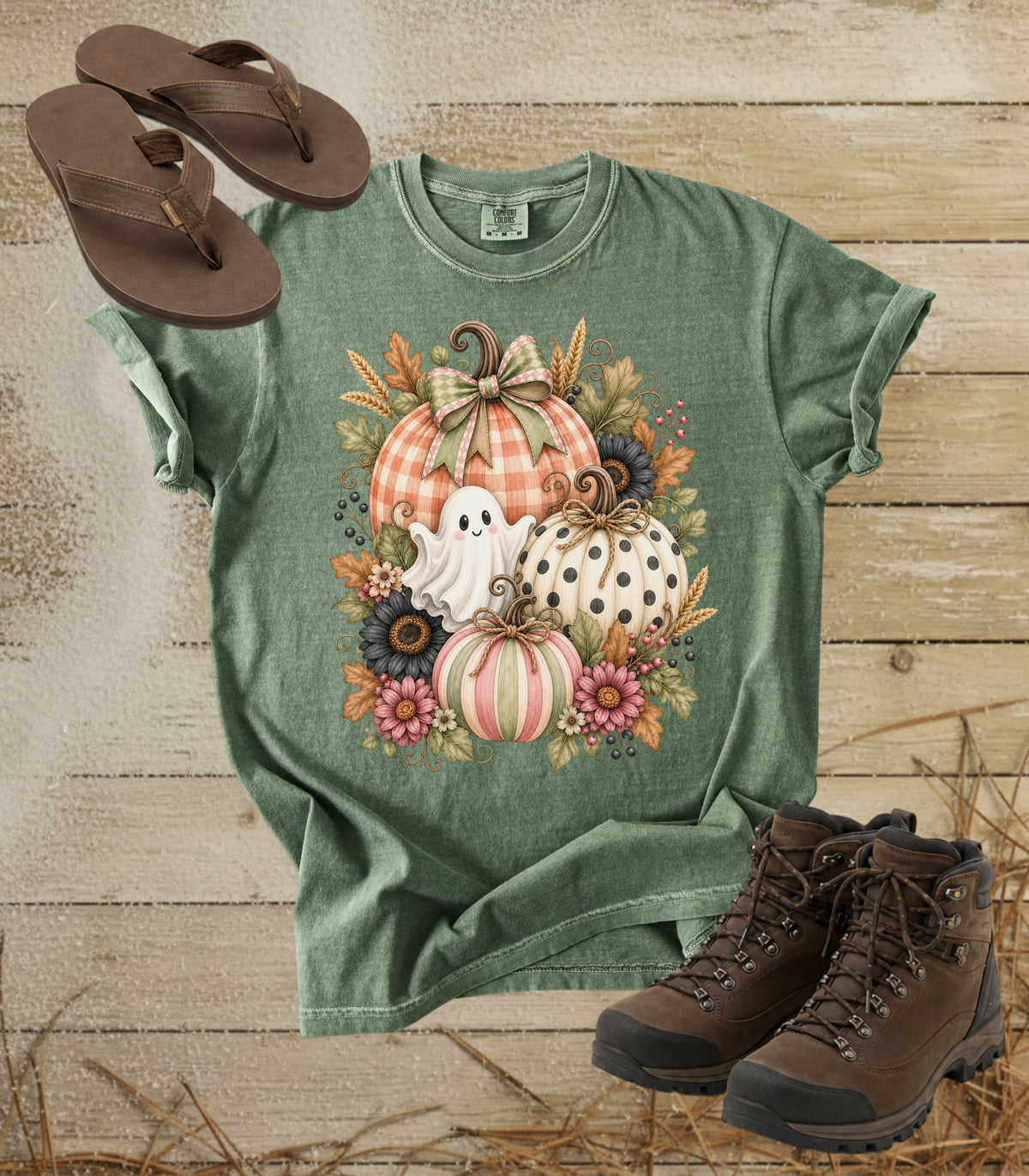 Autumn Pumpkin Patch Halloween Tee
