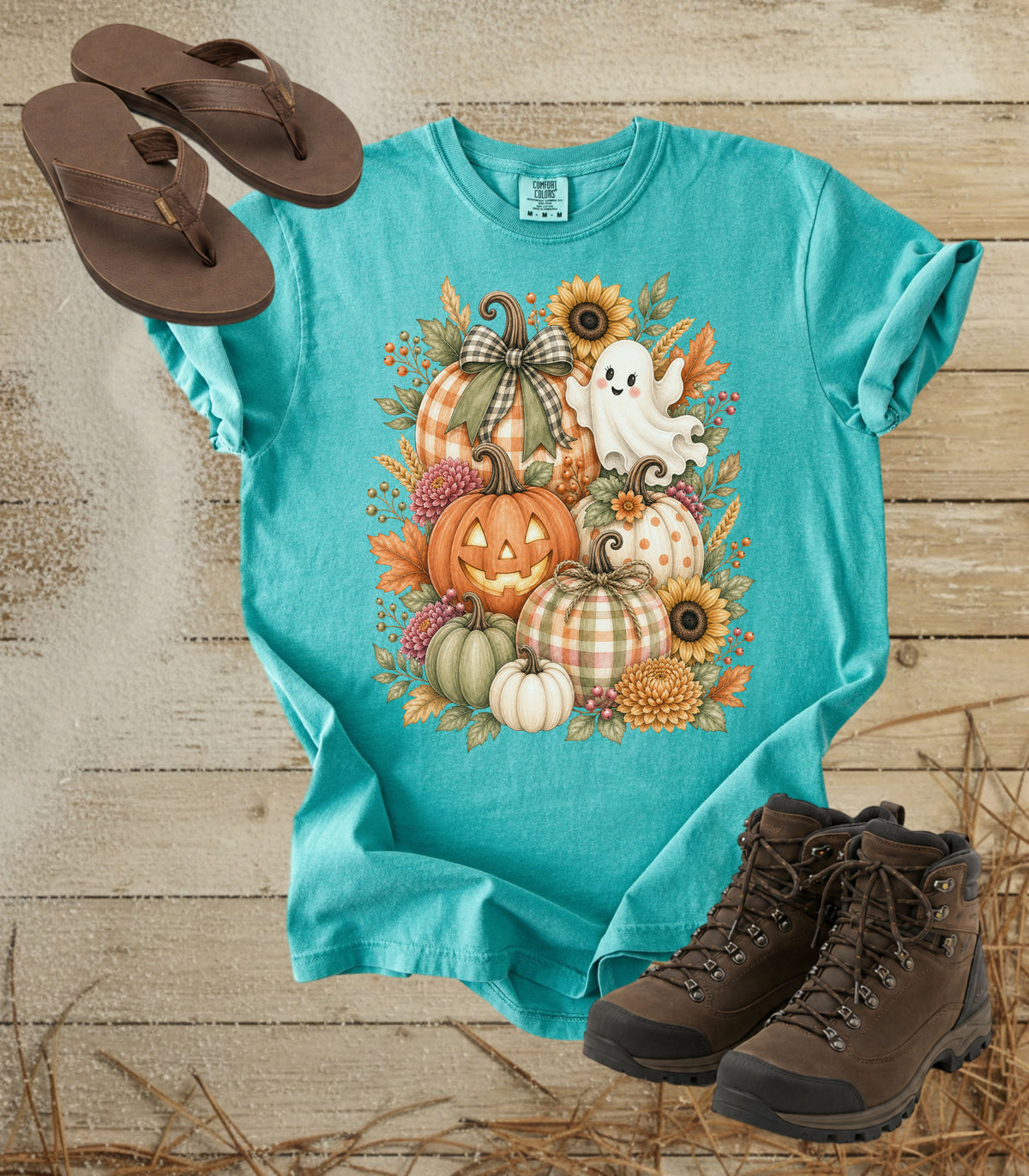 Halloween Pumpkin Ghost Tee