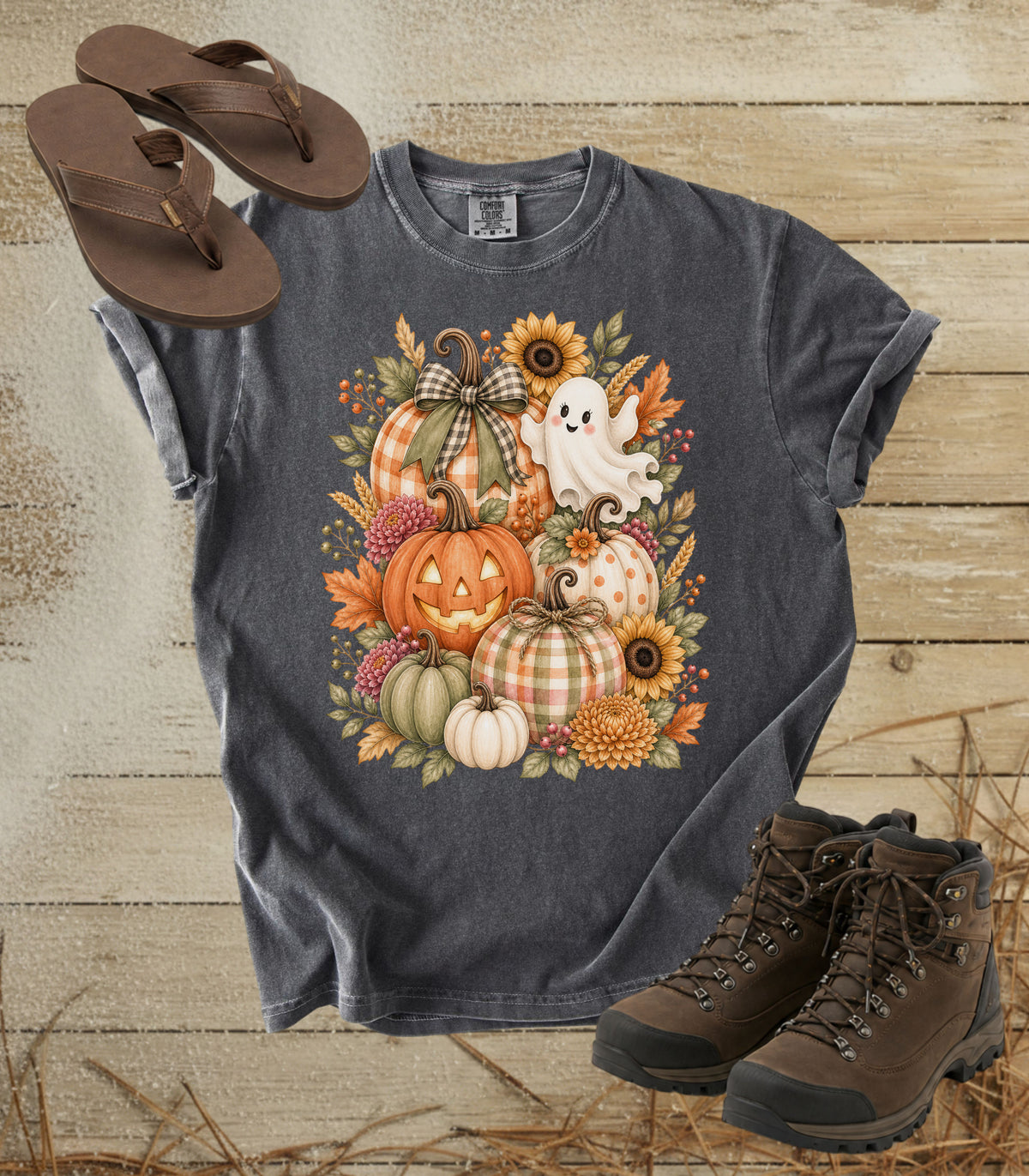 Halloween Pumpkin Ghost Tee