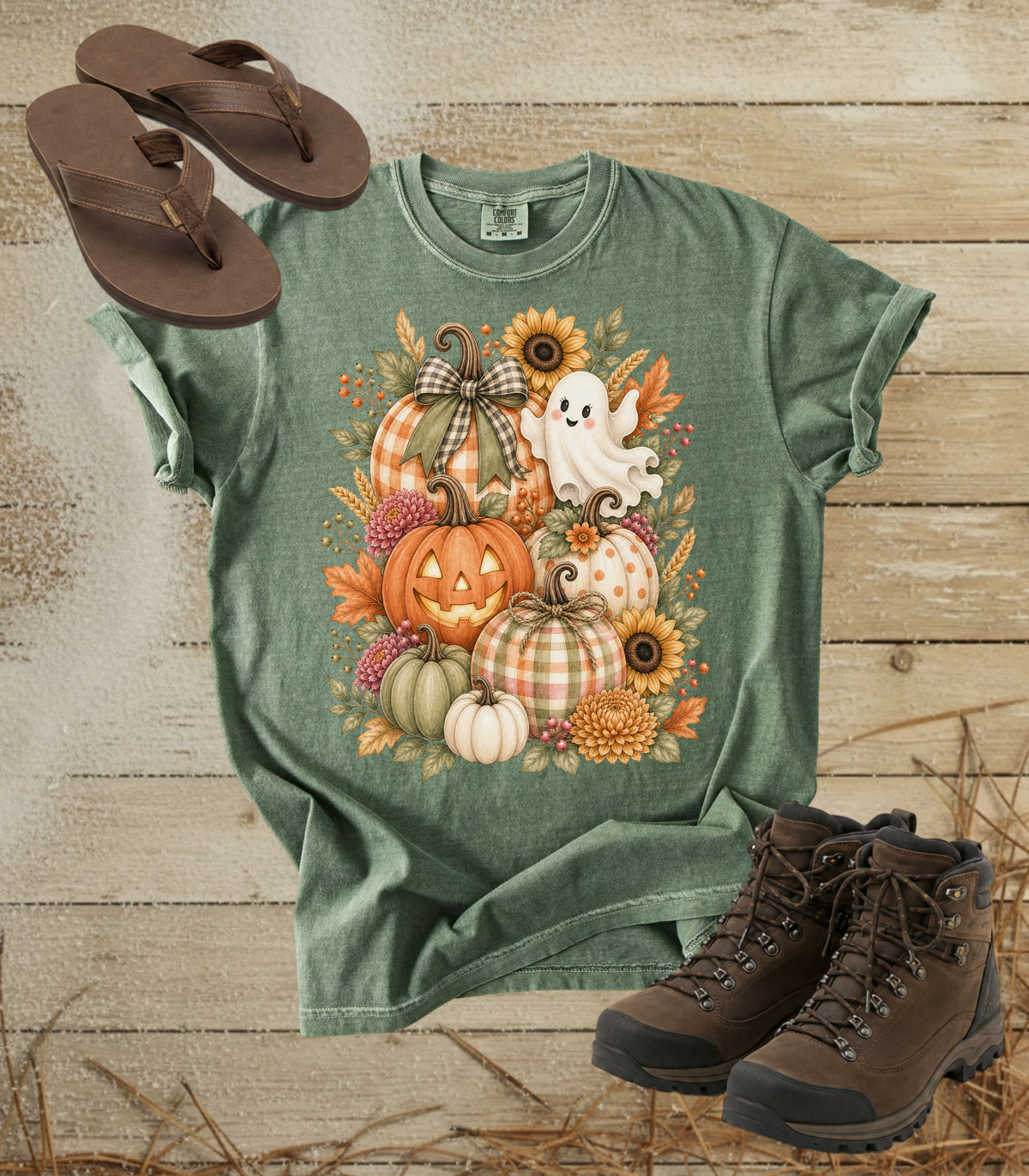 Halloween Pumpkin Ghost Tee