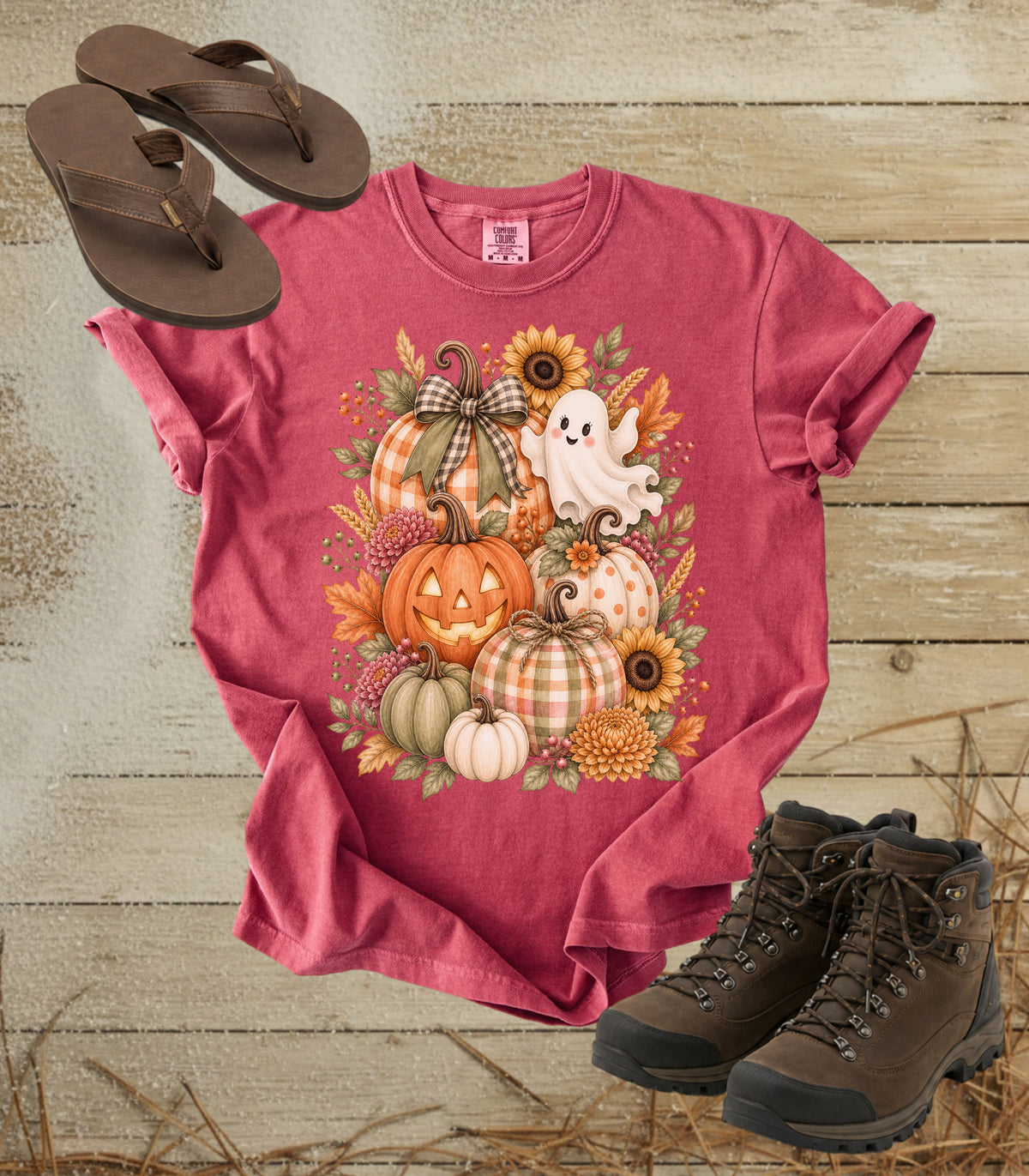 Halloween Pumpkin Ghost Tee