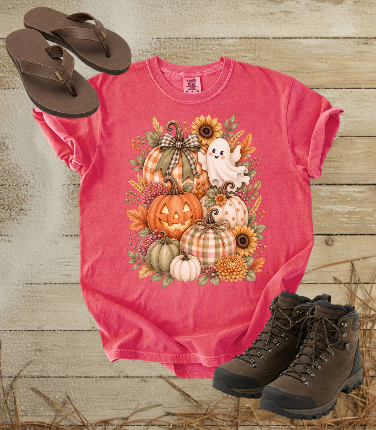 Halloween Pumpkin Ghost Tee