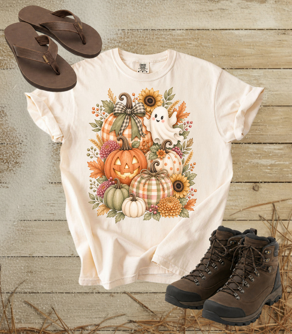 Halloween Pumpkin Ghost Tee