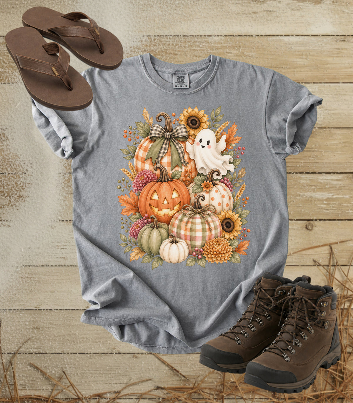 Halloween Pumpkin Ghost Tee