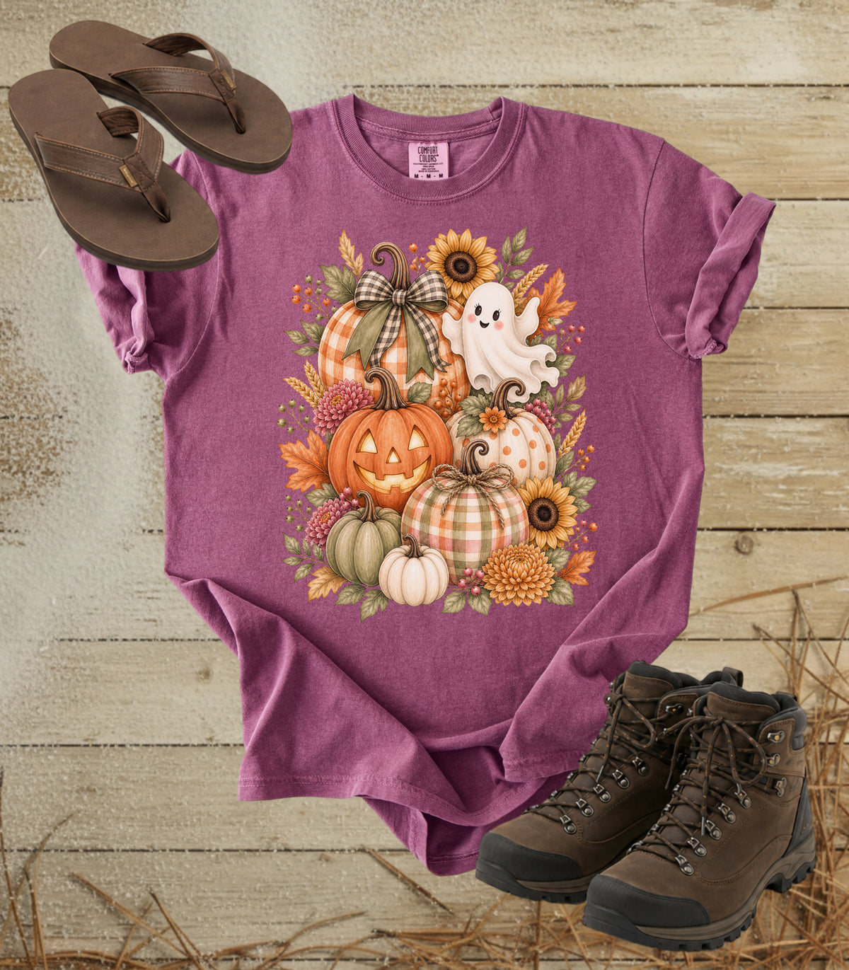 Halloween Pumpkin Ghost Tee