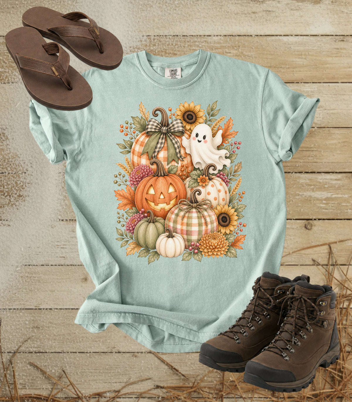 Halloween Pumpkin Ghost Tee