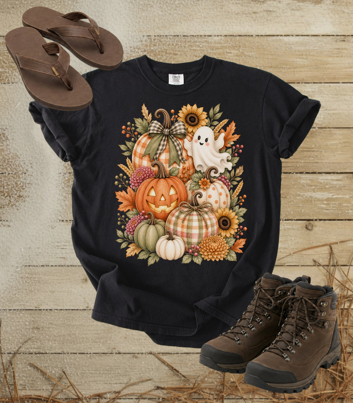 Halloween Pumpkin Ghost Tee
