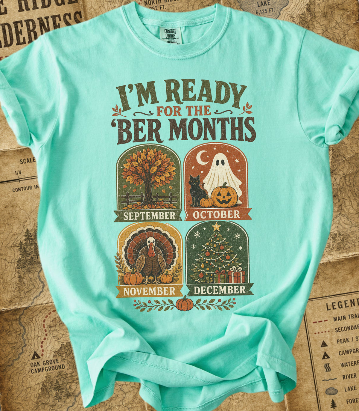 I'm Ready for the 'Ber Months Patch Tee
