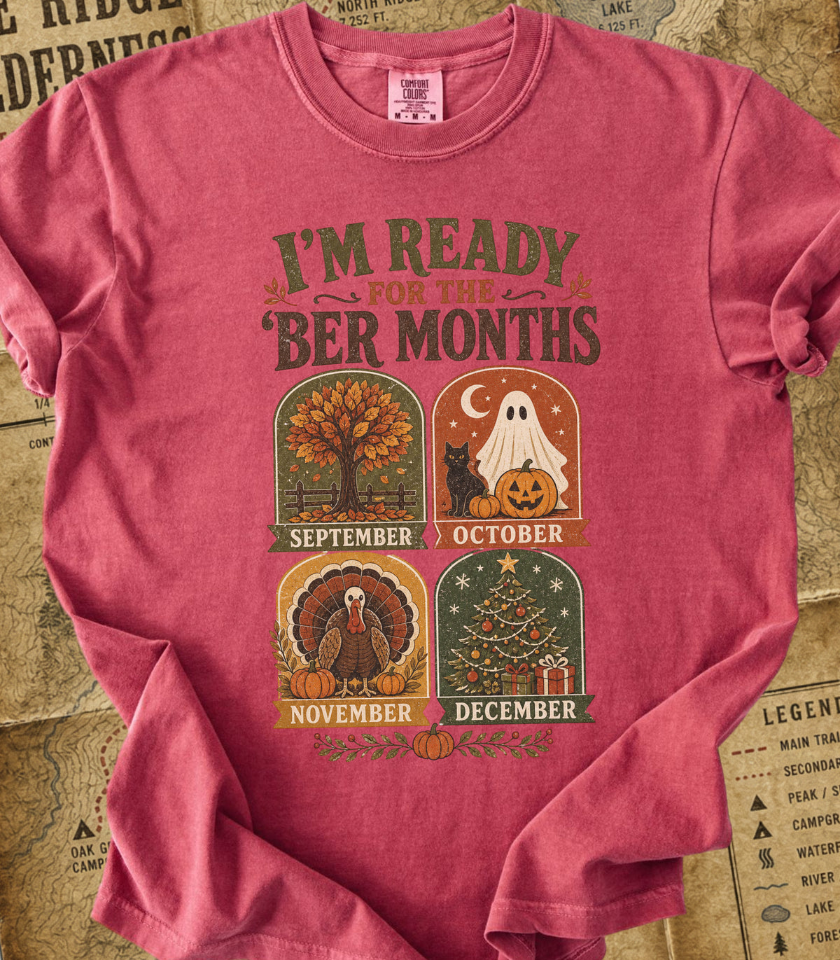 I'm Ready for the 'Ber Months Patch Tee
