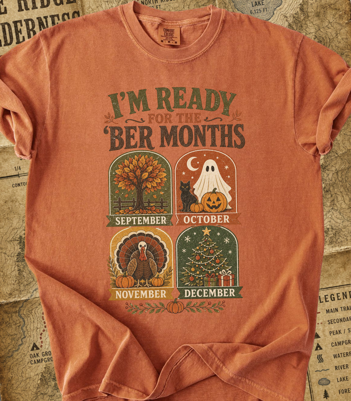 I'm Ready for the 'Ber Months Patch Tee