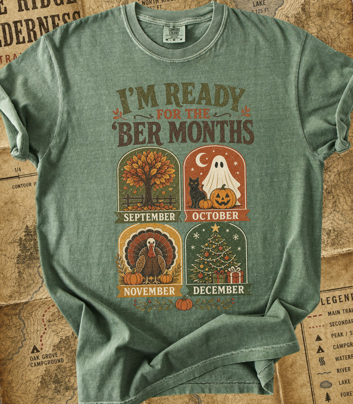 I'm Ready for the 'Ber Months Patch Tee