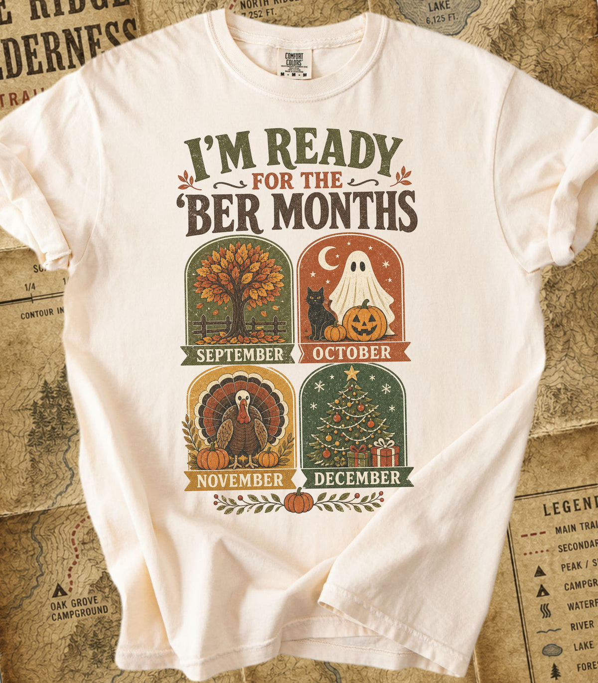 I'm Ready for the 'Ber Months Patch Tee