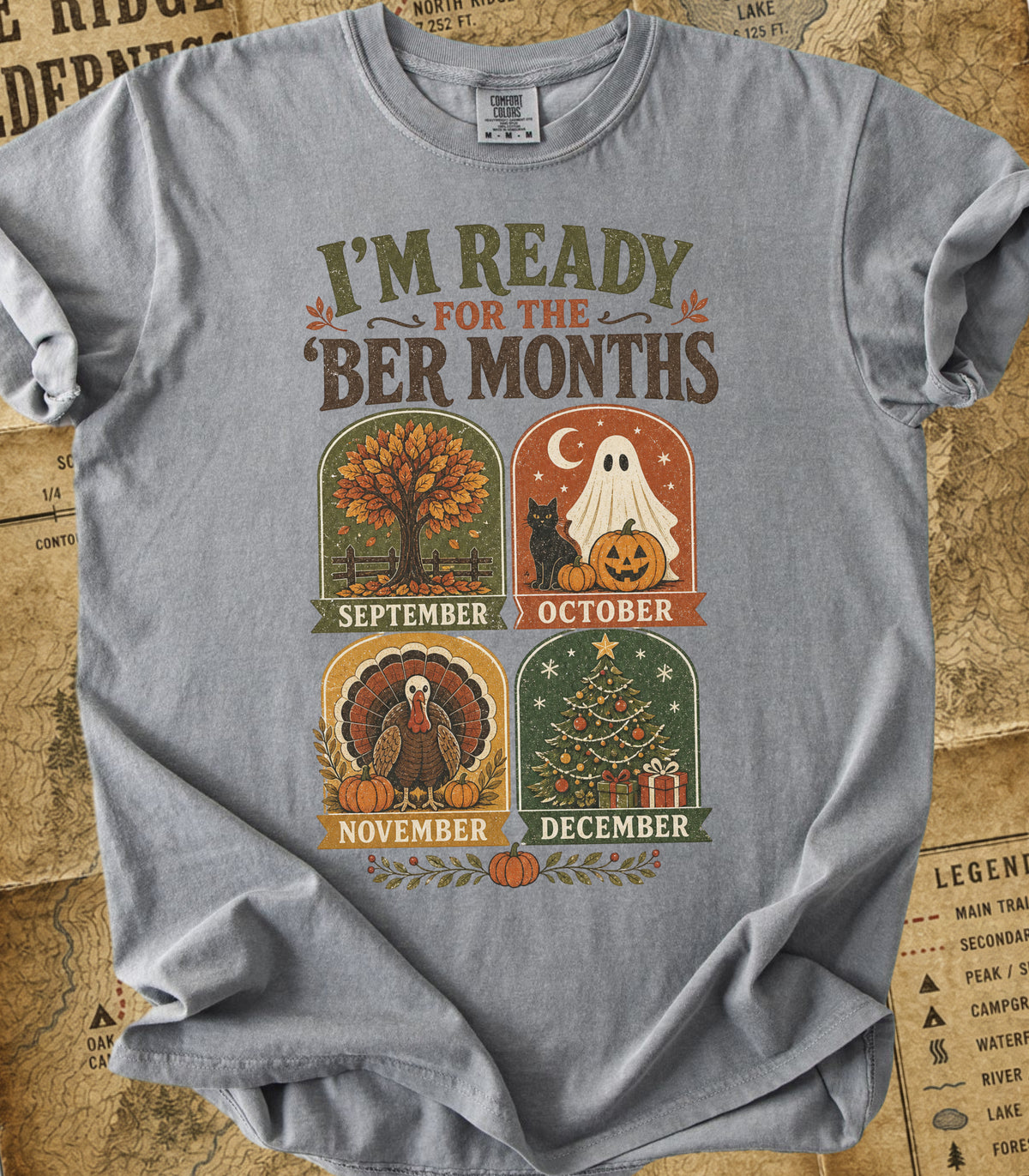 I'm Ready for the 'Ber Months Patch Tee