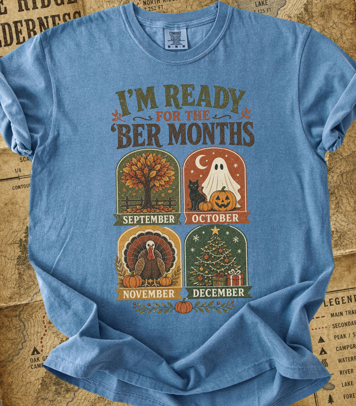 I'm Ready for the 'Ber Months Patch Tee