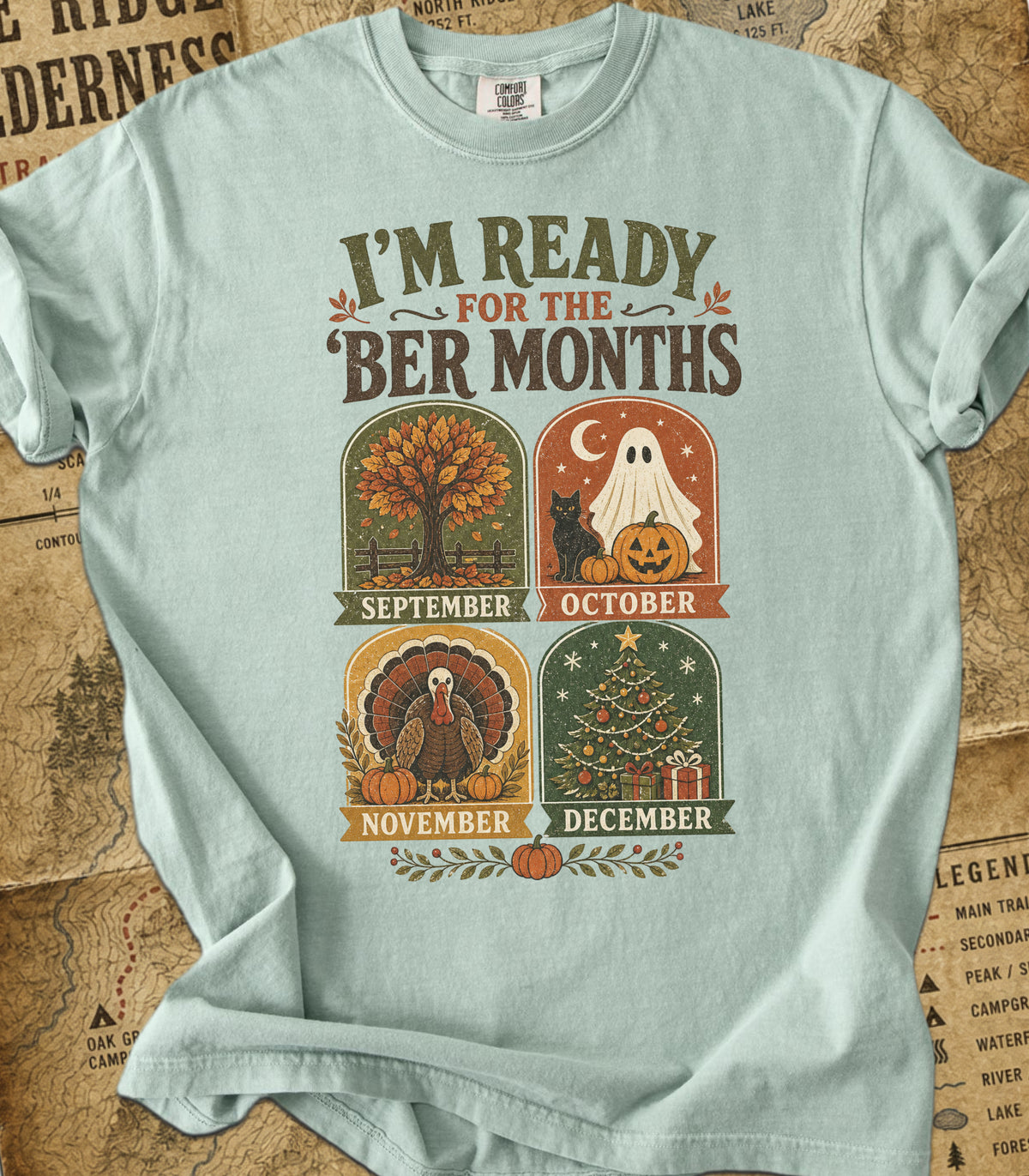 I'm Ready for the 'Ber Months Patch Tee