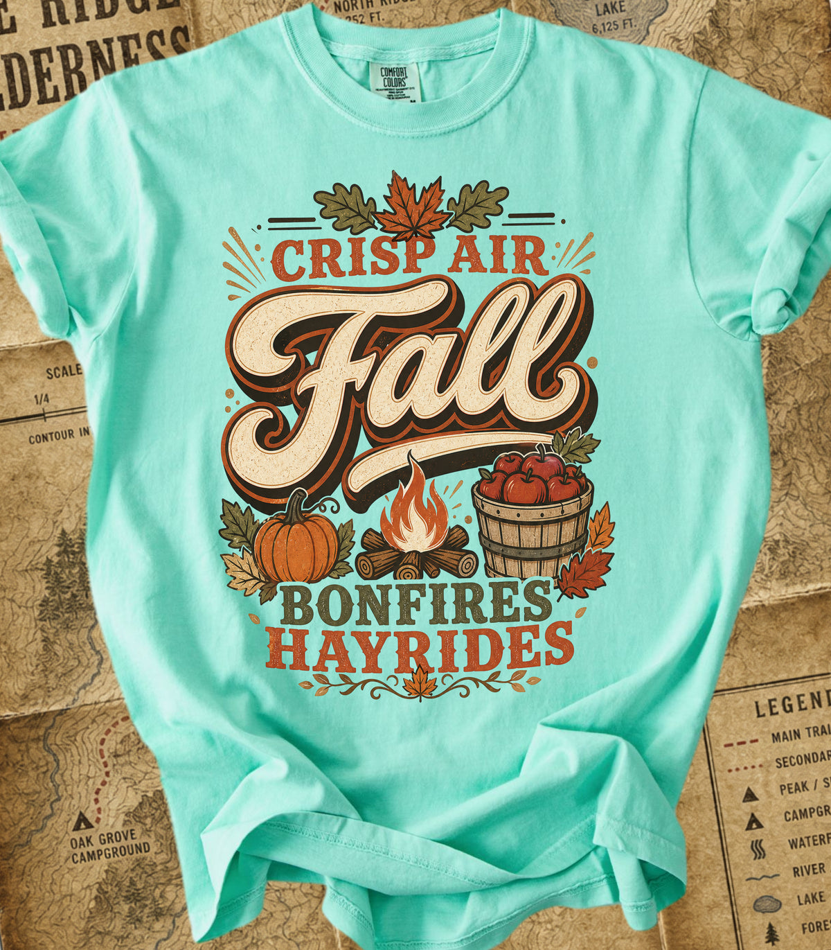Fall Bonfires & Hayrides Tee