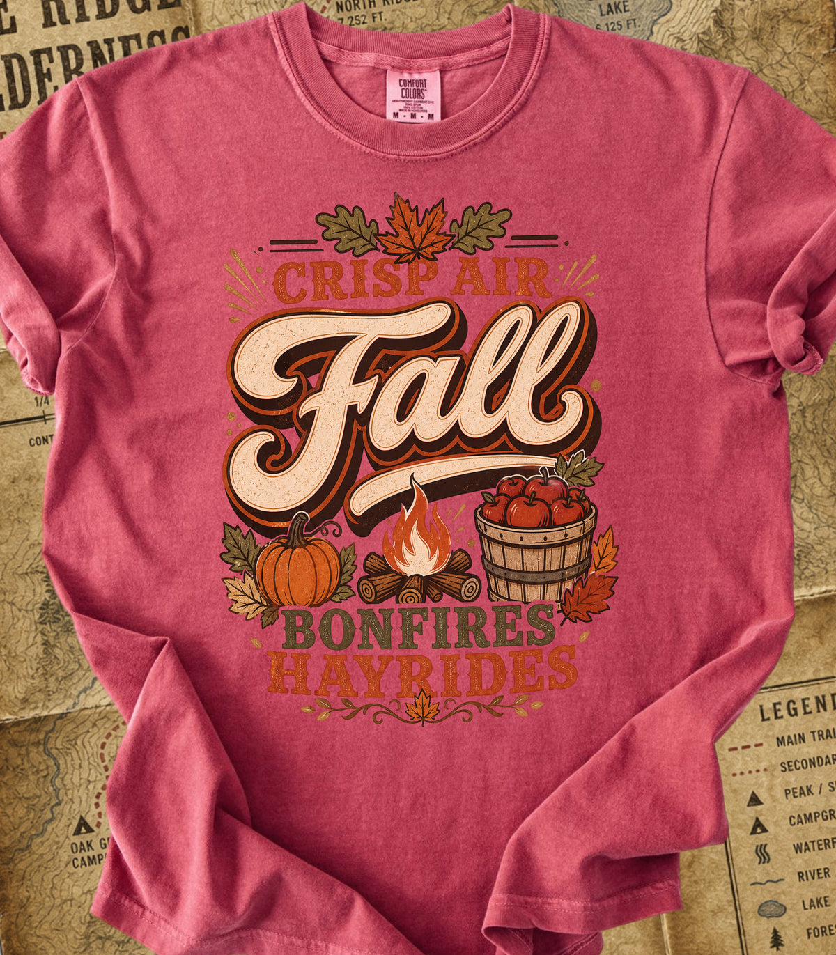 Fall Bonfires & Hayrides Tee