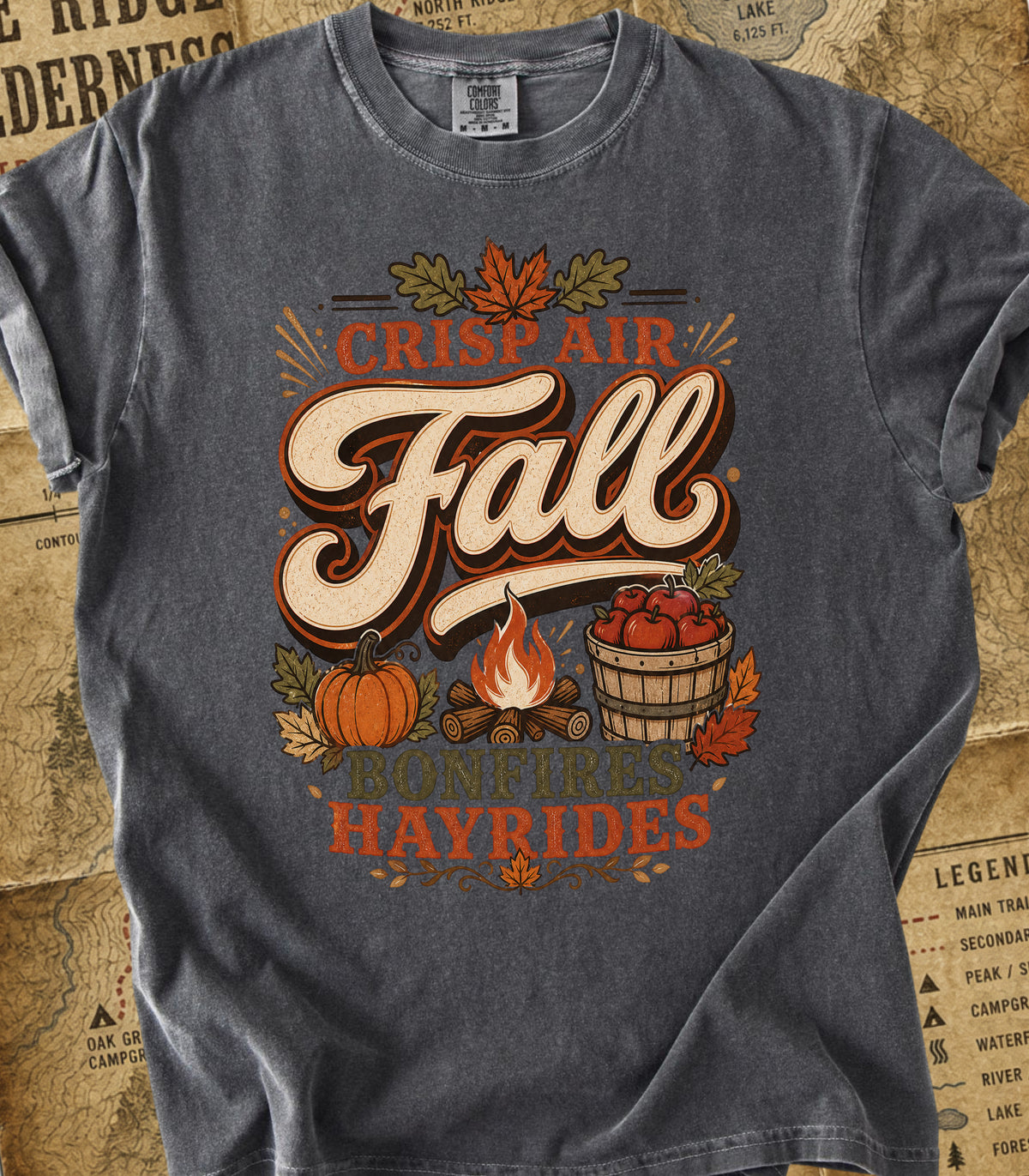 Fall Bonfires & Hayrides Tee