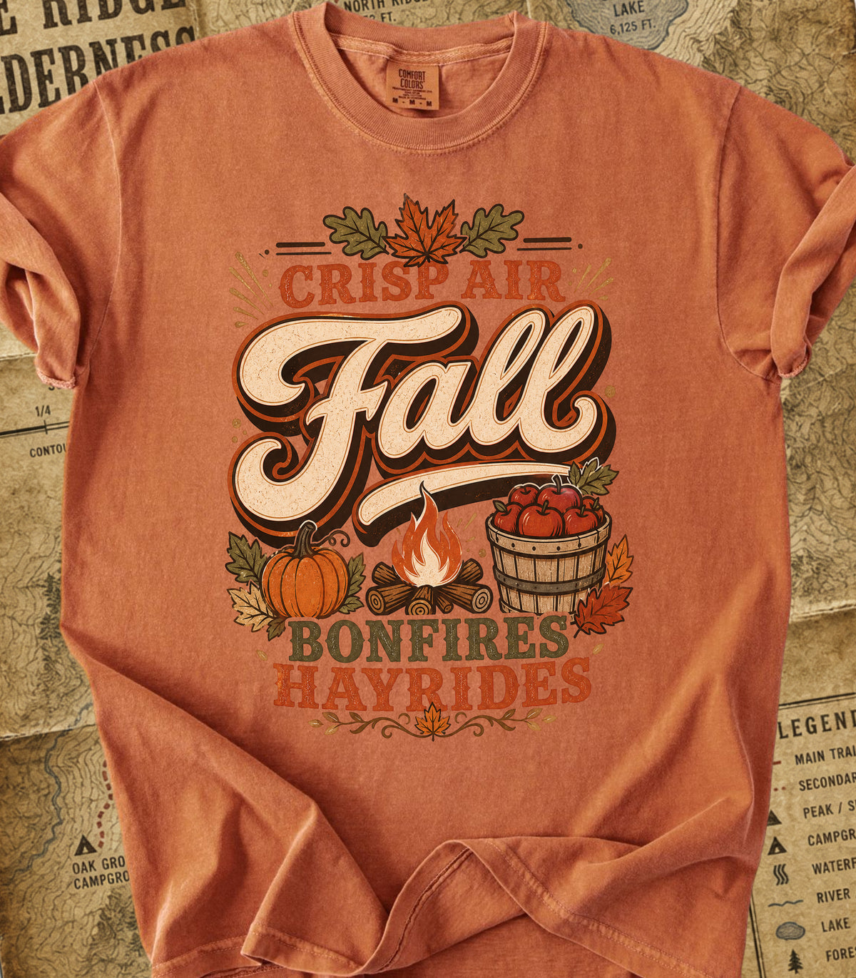 Fall Bonfires & Hayrides Tee