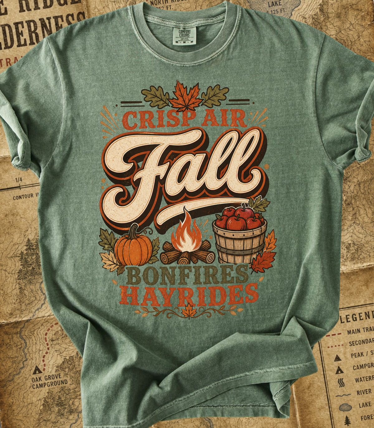 Fall Bonfires & Hayrides Tee