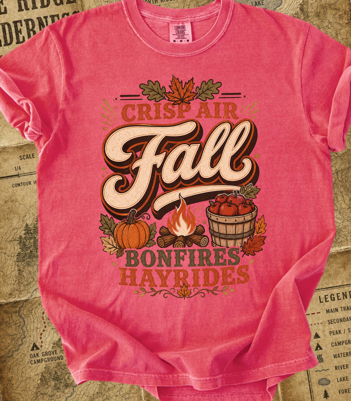 Fall Bonfires & Hayrides Tee