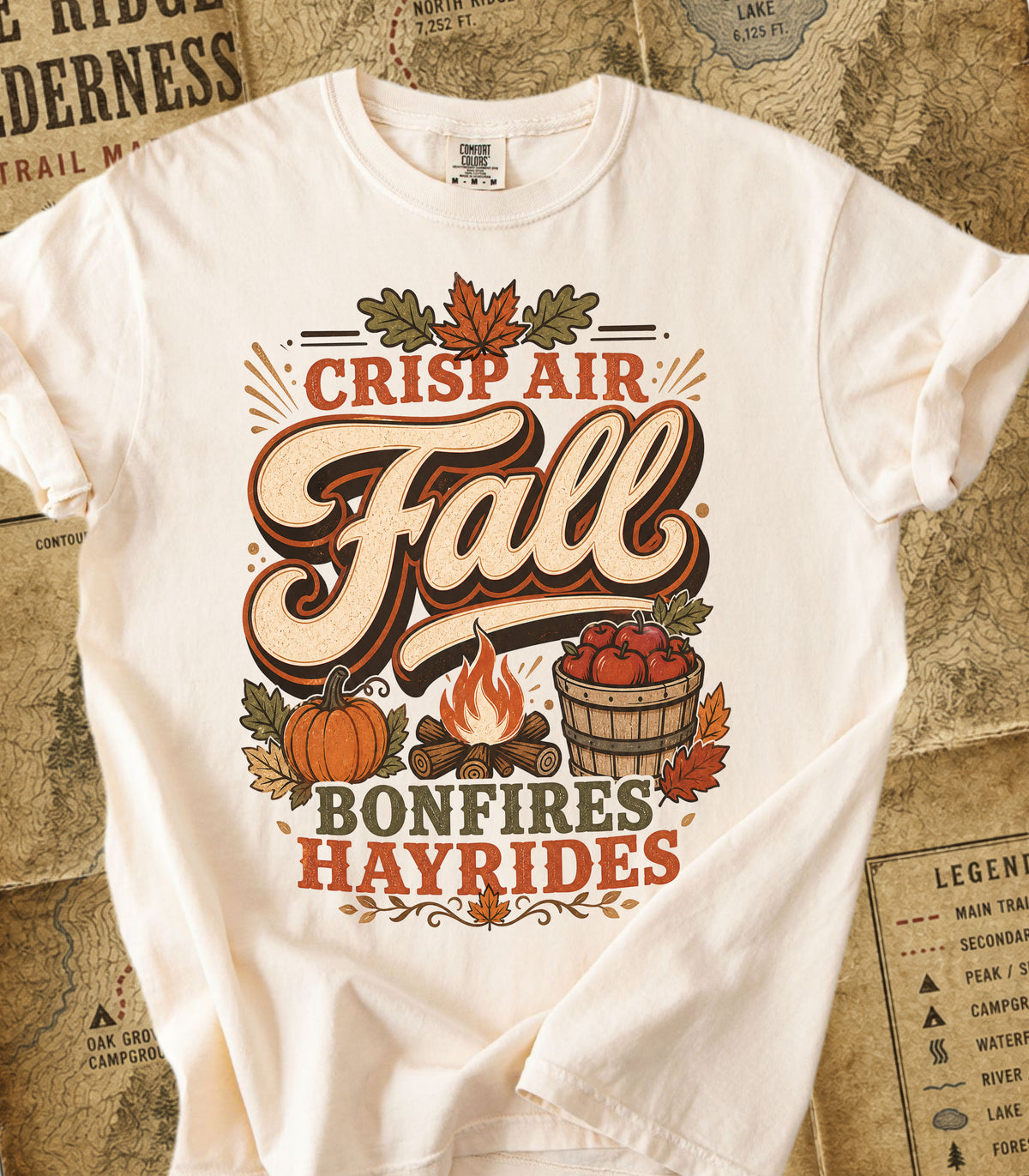 Fall Bonfires & Hayrides Tee
