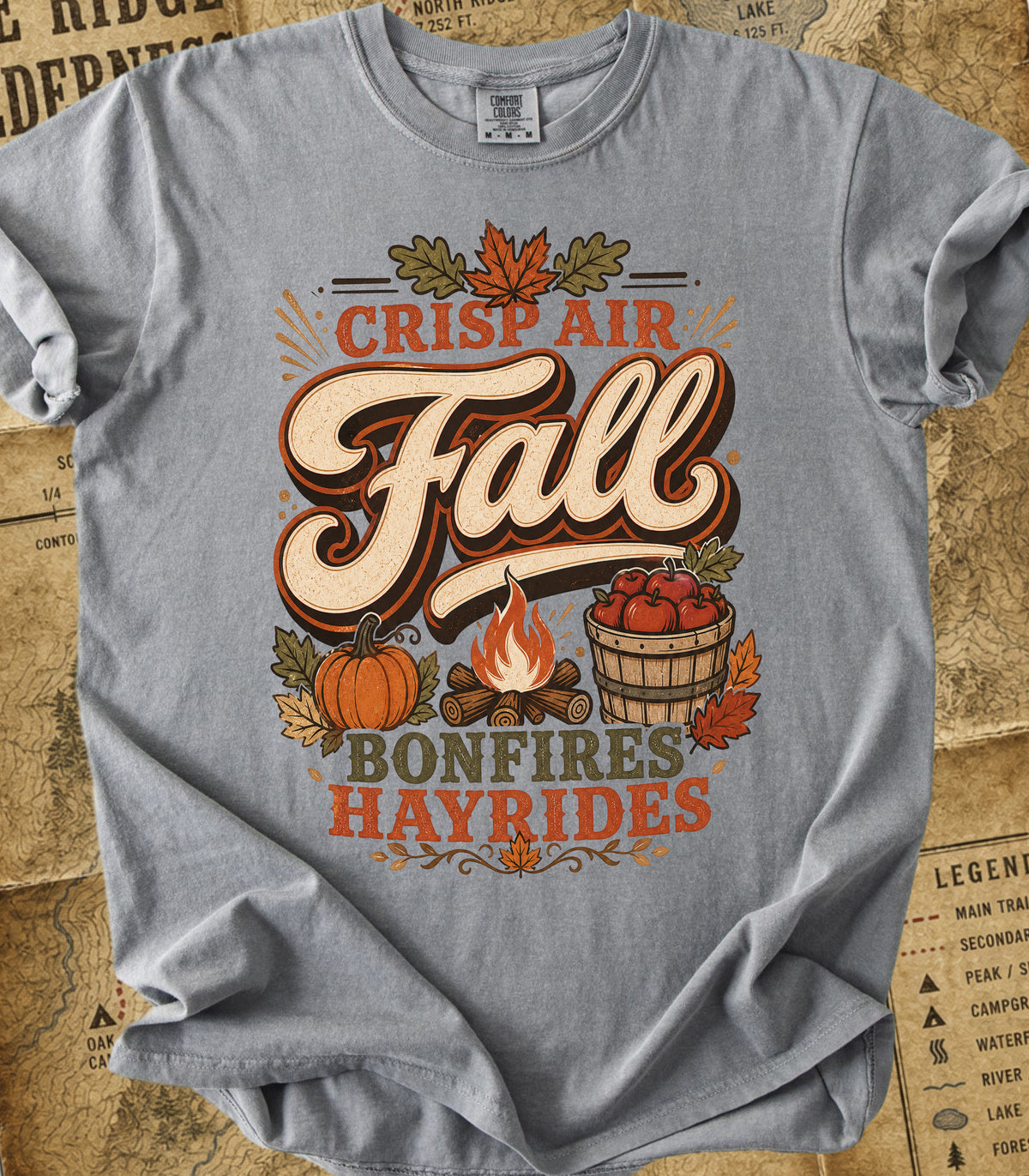 Fall Bonfires & Hayrides Tee