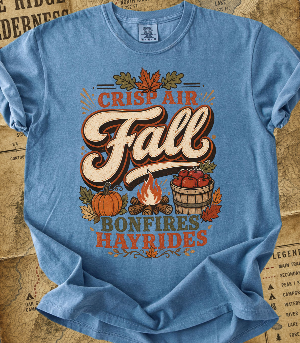 Fall Bonfires & Hayrides Tee